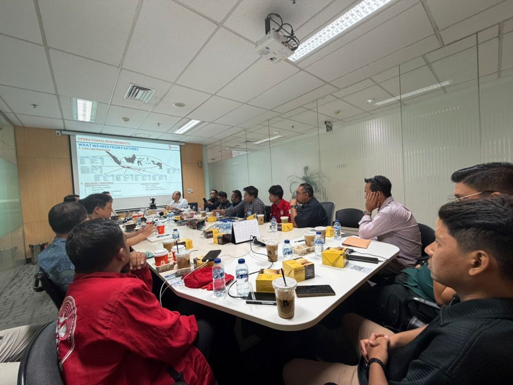 Suasana meeting NLC dan CJ Logistics Indonesia