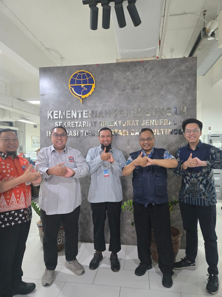 Pengurus National Logistics Community (NLC) melakukan audiensi digitalisasi logistik bersama pejabat Ditjen Intram Kemenhub RI