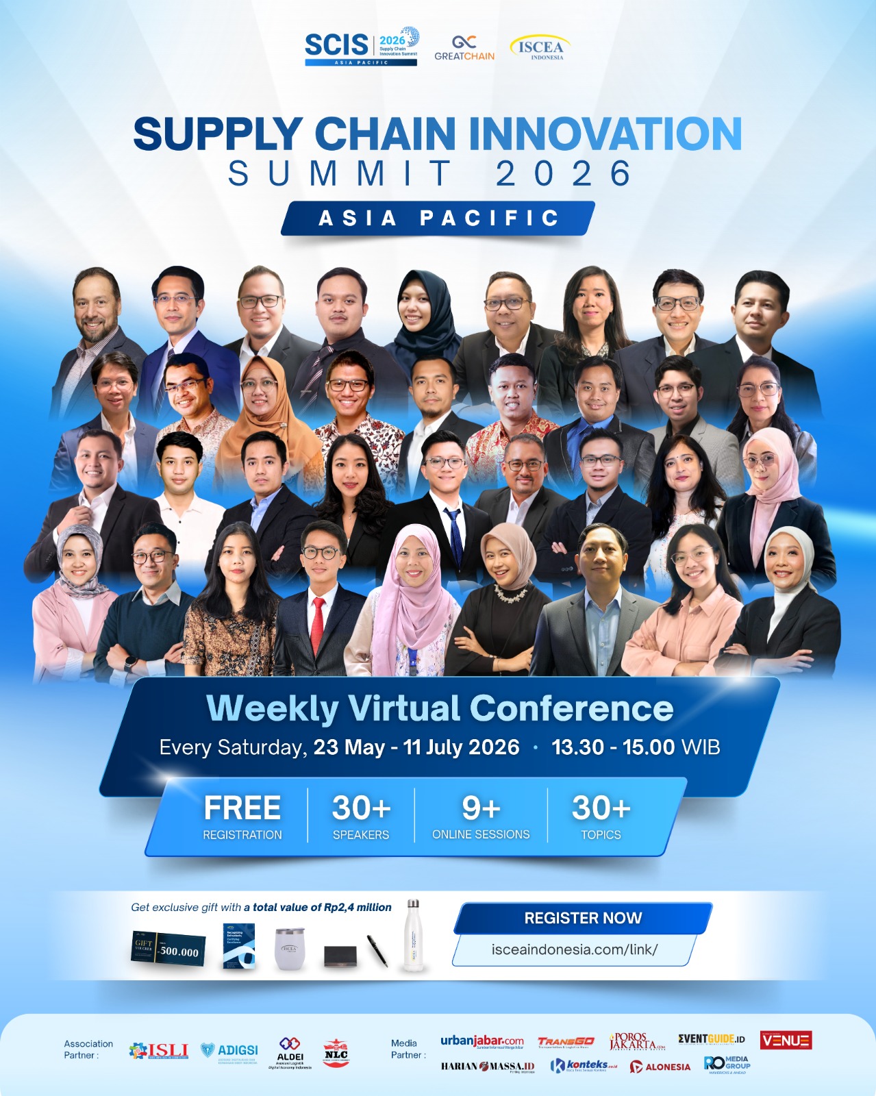 Daftar pembicara Supply Chain Innovation Summit 2026