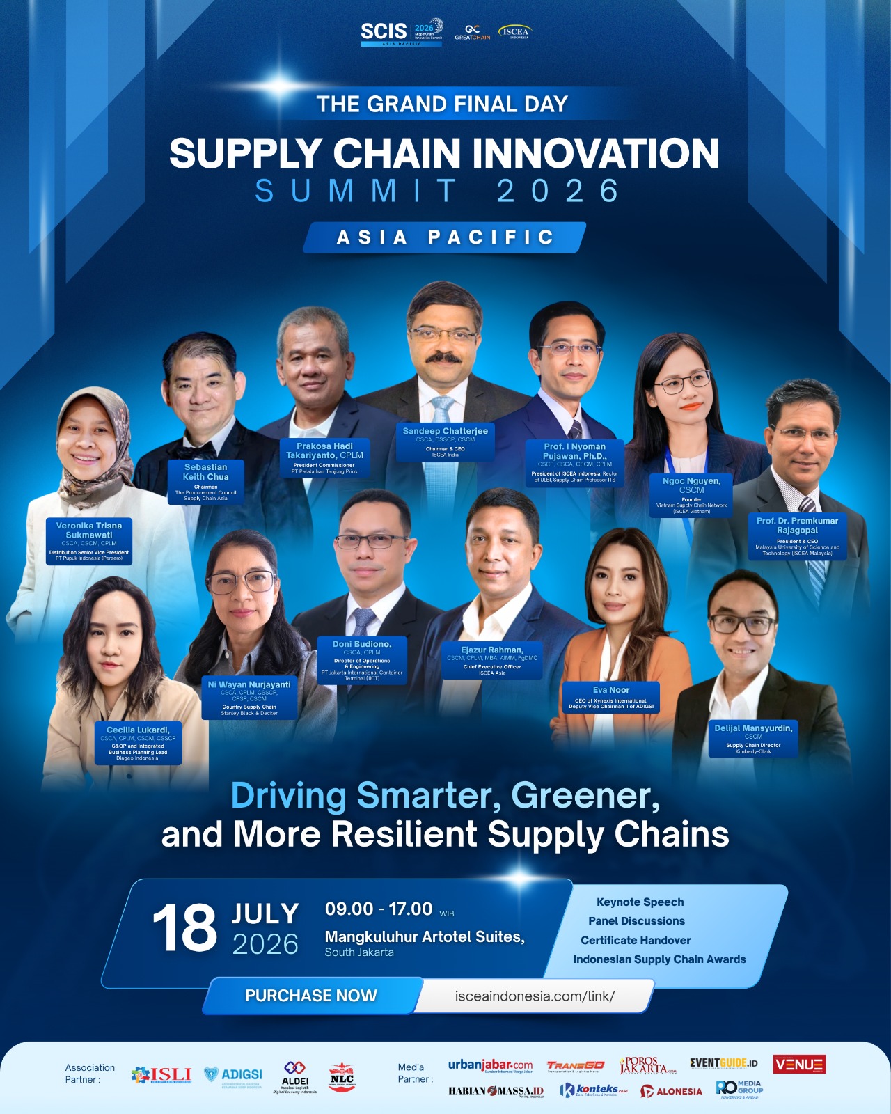 Flyer Resmi Supply Chain Innovation Summit SCIS Asia Pacific 2026