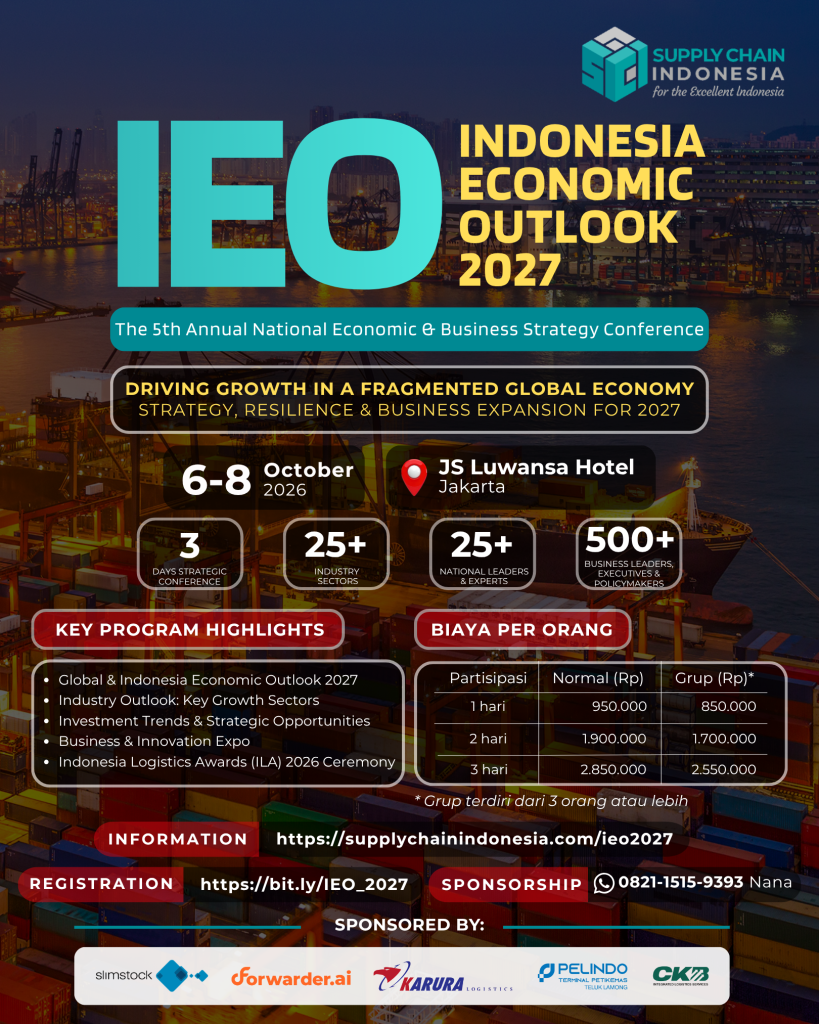 Kolom **ALTERNATIVE TEXT (Alt Text)** sebaiknya diisi dengan deskripsi ringkas, padat, dan ramah SEO yang menjelaskan isi gambar tersebut tanpa karakter spesial.Anda bisa menyalin teks berikut ke dalam kolom **ALTERNATIVE TEXT**:`Poster Indonesia Economic Outlook IEO 2027 JS Luwansa Hotel Jakarta`